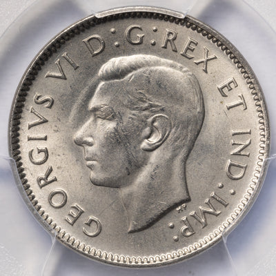 SOLD Canada 1939 5 Cents Nickel Coin - PCGS MS-64