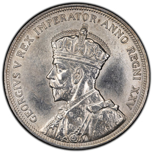 SOLD Canada 1935 $1 Silver Dollar Coin - First Year of Issue - AU (cleaned)