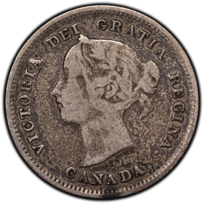 SOLD Canada 1889 5 Cents Silver Coin