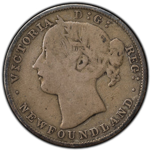 SOLD Newfoundland 1885 20 Cents Silver Coin
