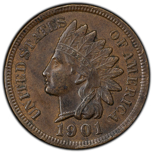 SOLD United States 1901 1 Cent Indian Head Penny Coin