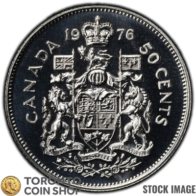 Canada 1976 50 Cents Coin - Specimen Strike