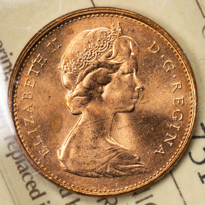 SOLD Canada 1978 Double 978 1 Small Cent Coin - ICCS MS-65 Red