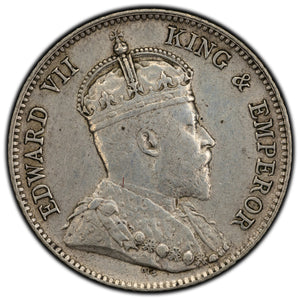 SOLD Hong Kong 1904 10 Cents Silver Coin