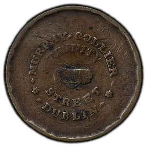 SOLD Ireland ND Dublin Murphy Collier Trinity Street Token