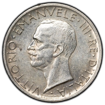 SOLD Italy 1930 5 Lire Silver Coin