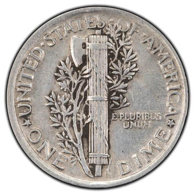 United States 1921 10 Cents Mercury Dime Silver Coin