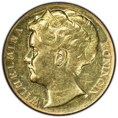 SOLD Netherlands 1923 Oranje Boven Gold Medal 25mm