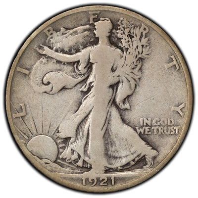 SOLD United States 1921-S 50 Cents Walking Liberty Half Dollar Silver Coin