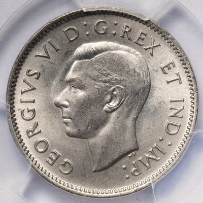 SOLD Canada 1939 5 Cents Nickel Coin - PCGS MS-65