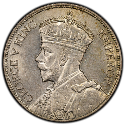 SOLD New Zealand 1935 Florin Silver Coin KM #4
