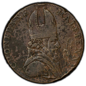 SOLD Ireland 1789 Wicklow 1/2 Half Penny Token D&H #19