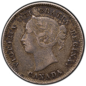 SOLD Canada 1901 5 Cents Silver Coin