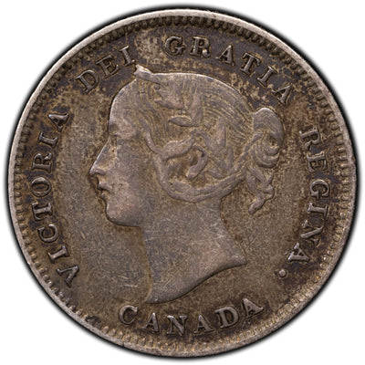 SOLD Canada 1901 5 Cents Silver Coin
