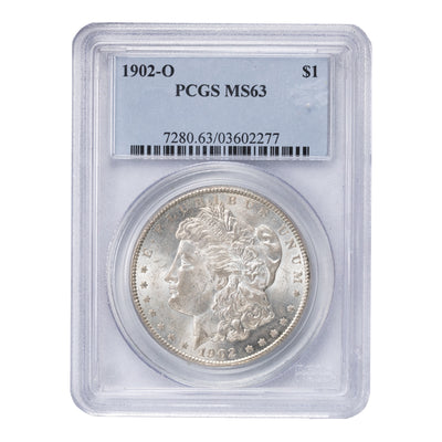 SOLD United States 1902-O $1 Morgan Dollar Silver Coin - PCGS MS-63