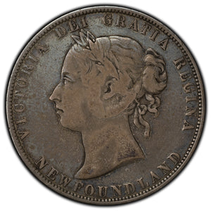 SOLD Newfoundland 1900 50 Cents Half Dollar Silver Coin