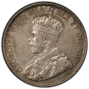 SOLD Newfoundland 1911 50 Cents Half Dollar Silver Coin - Hairlines
