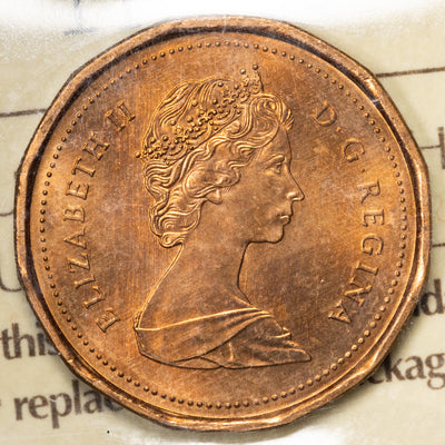 SOLD Canada 1986 1 Small Cent Coin - ICCS MS-66 Red