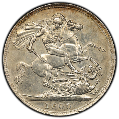 SOLD Great Britain 1900 1 One Crown Silver Coin