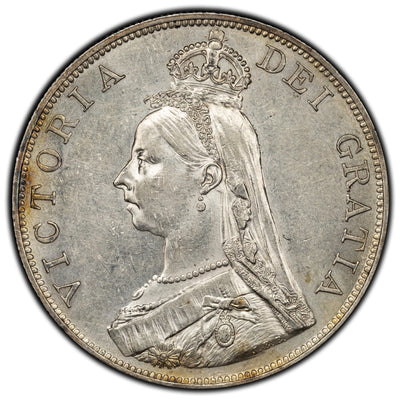SOLD Great Britain 1887 Double Florin Silver Coin