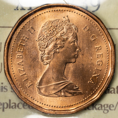 SOLD Canada 1987 1 Small Cent Coin - ICCS MS-66 Red
