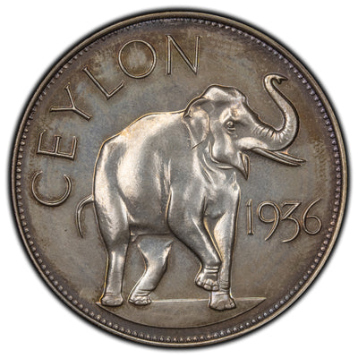 Ceylon 1936 Edward VII Fantasy Crown