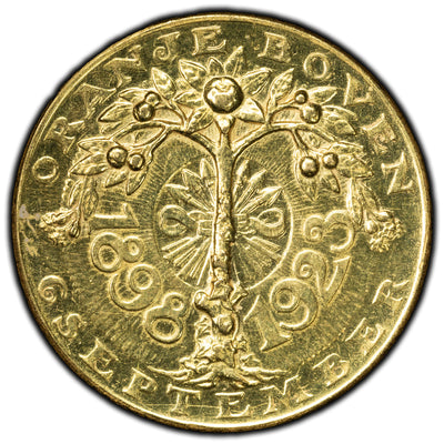SOLD Netherlands 1923 Oranje Boven Gold Medal 25mm