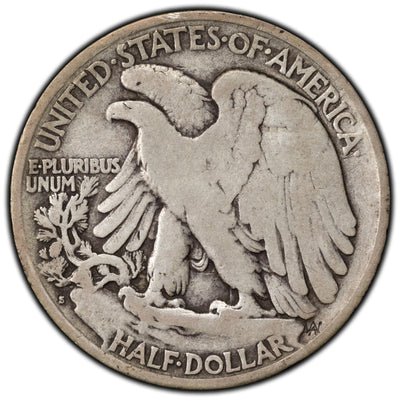 SOLD United States 1921-S 50 Cents Walking Liberty Half Dollar Silver Coin