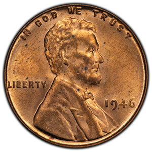 SOLD United States 1946 1 Cent Lincoln Wheat Penny Coin