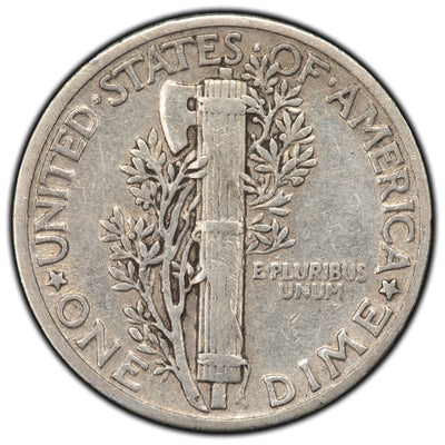 United States 1931 Double Date 10 Cents Mercury Dime Silver Coin