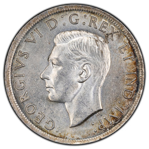 SOLD Canada 1939 $1 Silver Dollar Coin - Parliament Building - AU