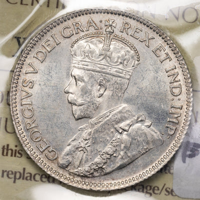SOLD Canada 1932 25 Cents Quarter Silver Coin - ICCS MS-64