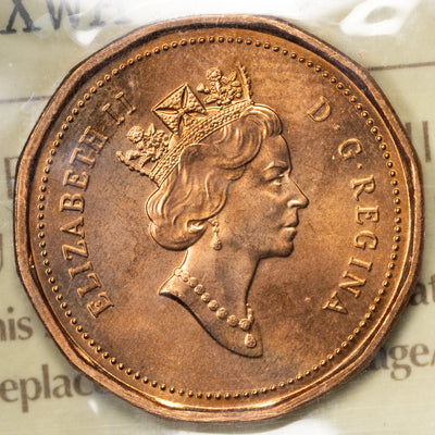 Canada 1993 1 Small Cent Coin - ICCS MS-66 Red