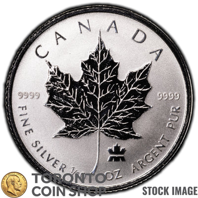 Canada 2004 $2 1/10oz .999 Fine Silver Coin Maple Leaf Privy - In Capsule