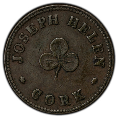 Ireland Cork Joseph Helen Farthing Merchant Token Batty #1437