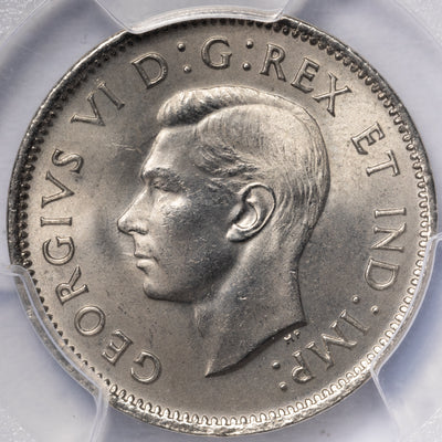 SOLD Canada 1942 5 Cents Nickel Coin - PCGS MS-65