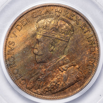 SOLD Canada 1914 1 Large Cent Coin - PCGS MS-65 RB