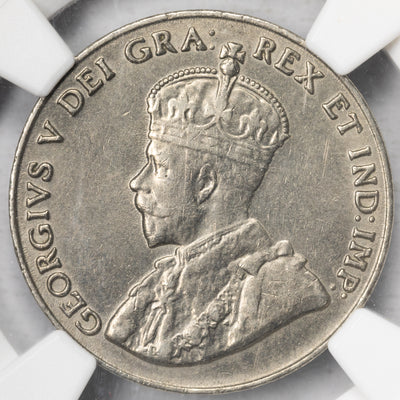 Canada 1926 Near 6 5 Cents Nickel Coin - NGC AU-58