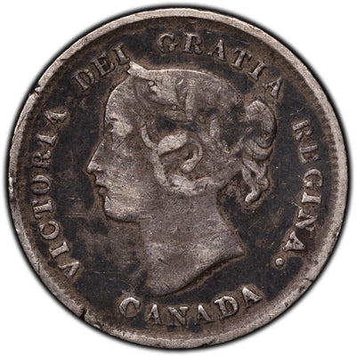 SOLD Canada 1896 5 Cents Silver Coin