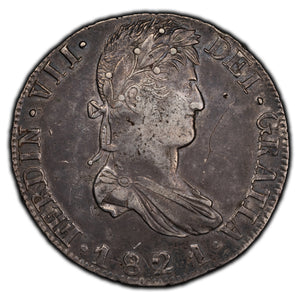 SOLD Mexico 1821 Zs-RG 8 Reales Silver Coin