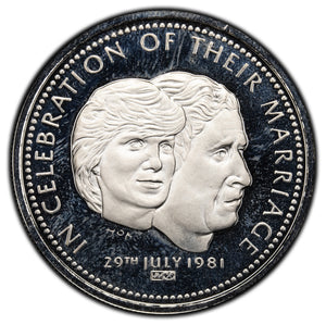 SOLD Johnson Matthey JM 1981 Wedding Nickel Medallion