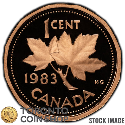 Canada 1983 1 Cent Coin - Proof Strike