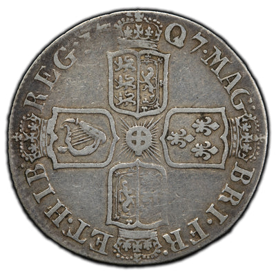 SOLD Great Britain 1707 E Shilling Silver Coin KM #523.3
