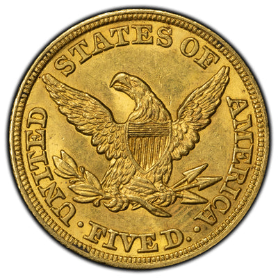 SOLD United States 1847 $5 Half Eagle Gold Coin