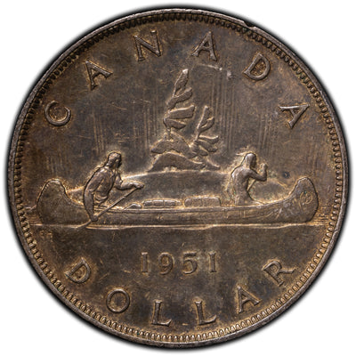 SOLD Canada 1951 $1 Silver Dollar Coin