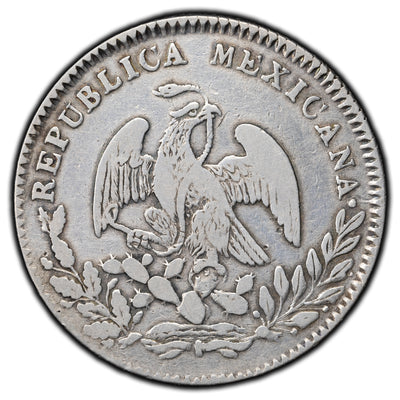 SOLD Mexico 1846 4 Reales Silver Coin KM #375.4