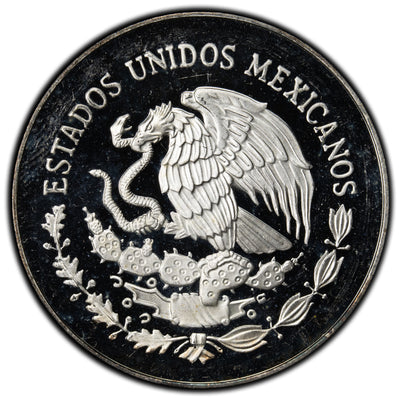 Mexico 1999 5 Pesos Silver Coin Buque Escuela Cuauhtemoc - Proof