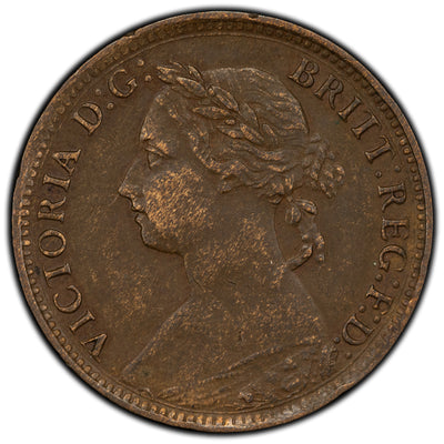 SOLD Great Britain 1890 Farthing Coin