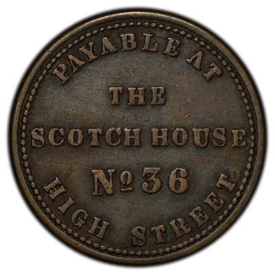 Ireland ND Belfast Mackenzie & Saunders Merchant Token Batty #1420