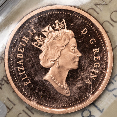 SOLD Canada 2003 Gold Maple 1 Small Cent Coin - ICCS PF-67 Red UHC